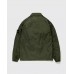 Stone Island 12321 Garment Dyed Nylon Metal Overshirt Olive Green