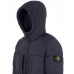 Stone Island 40723 Garment Dyed Crinkle Recycled Nylon Down Dark Blue