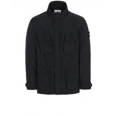 Stone Island 40922 Outdoor Jacket Matte Polyester Nylon Black