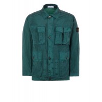 Stone Island 41620 Fall Winter Coat Nylon Metal Fabric Bottle Green