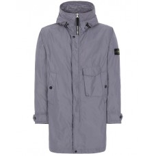 Stone Island 70222 Parka Polyester Nylon Blue Gray