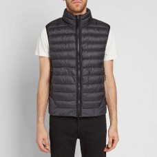 Stone Island G0124 Winter Vest Jacket In Polyamide Black