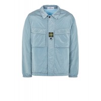 Stone Island Q0819 Fall Winter Jackets Nylon Metal Fabric Sky Blue