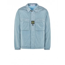 Stone Island Q0819 Fall Winter Jackets Nylon Metal Fabric Sky Blue