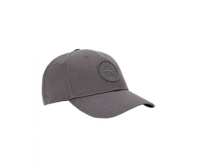 Stone Island 99168 Cap In Cotton Rep Blue Gray