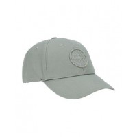 Stone Island 99168 Cap In Cotton Rep Sage Green