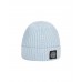 Stone Island N10B5 Beanie In Ribbed Geelong Wool Sky Blue