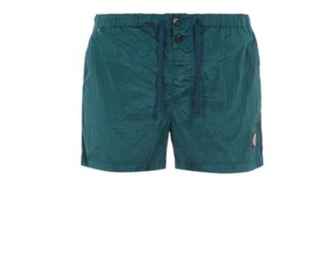 Stone Island B0643 Shorts Nylon Metal Fabric Bottle Green