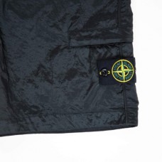 Stone Island L1721 Nylon Metal Econyl Bermuda Shorts Black