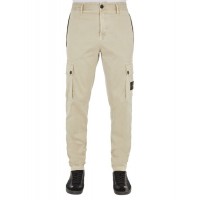 Stone Island 303L1 Stretch Broken Twill Cotton Pants Beige