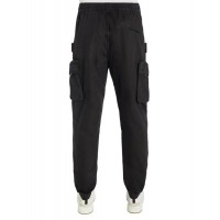 Stone Island 314WA Pants Brushed Cotton Canvas Black