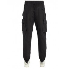 Stone Island 314WA Pants Brushed Cotton Canvas Black