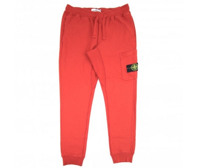 Stone Island 60351 Fleece Track Pants Coral