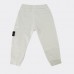 Stone Island 61540 Junior Cotton Fleece Sweatpants White