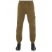 Stone Island 62620 Autumn Winter Cargo Sweatpants In Brushed Cotton Fleece Oliver Green