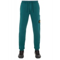 Stone Island 64551 Fall Winter Pants Cotton Fleece Bottle Green