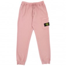 Stone Island 64551 Fall Winter Pants Cotton Fleece Pink