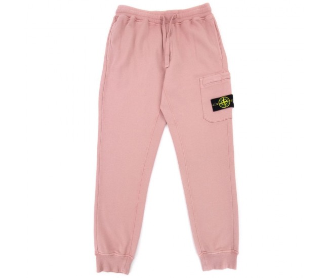 Stone Island 64551 Fall Winter Pants Cotton Fleece Pink