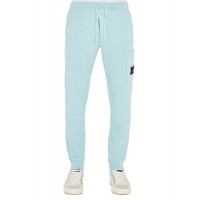 Stone Island 64551 Fall Winter Pants Cotton Fleece Sky Blue