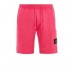 Stone Island 64651 Shorts Dyed Cotton Fleece Cyclamen