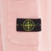 Stone Island 64651 Shorts Dyed Cotton Fleece Pink