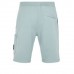 Stone Island 64651 Shorts Dyed Cotton Fleece Sky Blue