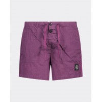 Stone Island B0643 Shorts Nylon Metal Fabric Magenta