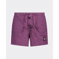 Stone Island B0643 Shorts Nylon Metal Fabric Magenta