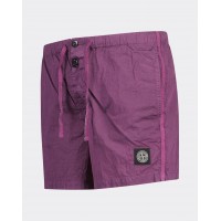 Stone Island B0643 Shorts Nylon Metal Fabric Magenta