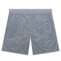 Stone Island B0943 Shorts Iridescent Nylon Metal Fabric Sky Blue