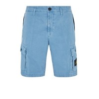 Stone Island L11WA Spring Summer Pants Cotton Avio Blue