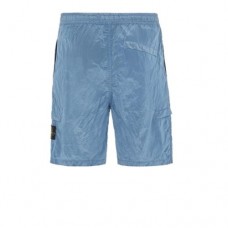 Stone Island L1721 Nylon Metal Econyl Bermuda Shorts Pastel Blue