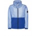 Stone Island 41599 Spring Summer Hooded Jackets Ultra Lightweight Nylon Fabric Ultramarine Blue 