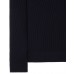 Stone Island 552C2 Autumn Winter Turtleneck Knit In Full Rib Wool Dark Blue