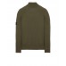 Stone Island 552C2 Autumn Winter Turtleneck Knit In Full Rib Wool Oliver Green