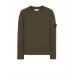 Stone Island 553C2 Fall Winter Sweaters In Full Rib Wool Oliver Green