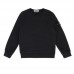 Stone Island 61340 Cotton Junior Crewneck Sweatshirt Black