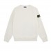 Stone Island 61340 Cotton Junior Crewneck Sweatshirt White