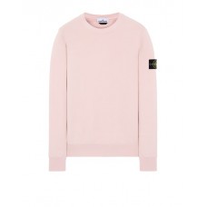 Stone Island 63051 Crewneck Sweatshirt In Cotton Fleece Pink