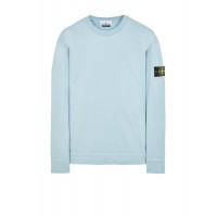 Stone Island 63750 Autumn Winter Hoodie Fleecewear Sky Blue