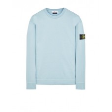 Stone Island 63750 Autumn Winter Hoodie Fleecewear Sky Blue