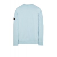 Stone Island 63750 Autumn Winter Hoodie Fleecewear Sky Blue