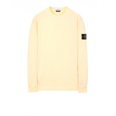 Stone Island 64450 Fall Winter Men‘s Cotton Sweatshirt Lemon