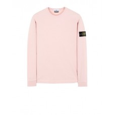 Stone Island 64450 Fall Winter Men‘s Cotton Sweatshirt Pink