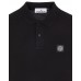 Stone Island 2CS17 Fall Winter Short Sleeve Polo T Shirts In Stretch Black