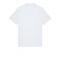 Stone Island 2CS17 Fall Winter Short Sleeve Polo T Shirts In Stretch White