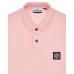 Stone Island 2CS17 Fall Winter Short Sleeve Polo T Shirts In Stretch Pink