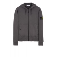 Stone Island 61620 Autumn Winter Sweatshirt Fleecewear Lead Gray