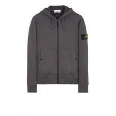 Stone Island 61620 Autumn Winter Sweatshirt Fleecewear Lead Gray