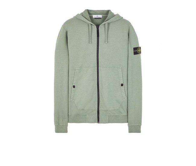 Stone Island 61620 Autumn Winter Sweatshirt Fleecewear Sage Green